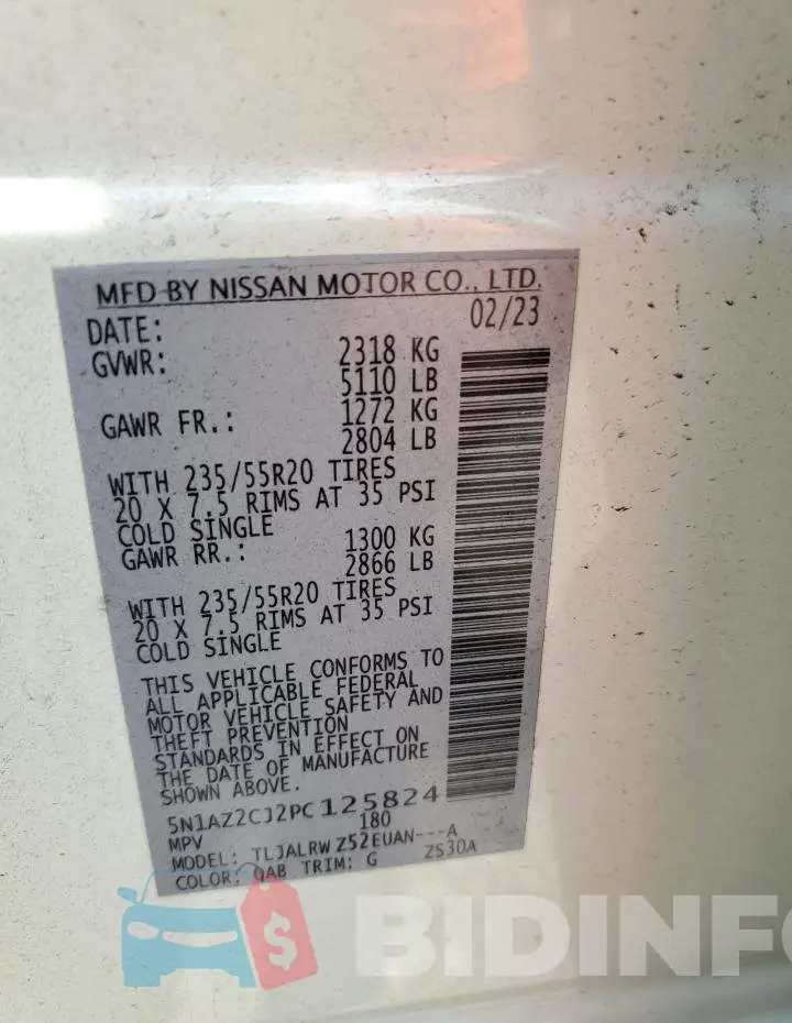 5N1AZ2CJ2PC125824 Photo# 13