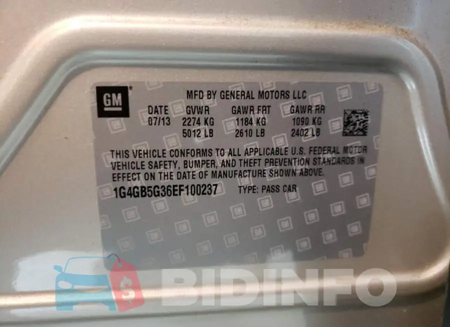 1G4GB5G36EF100237 Photo# 12