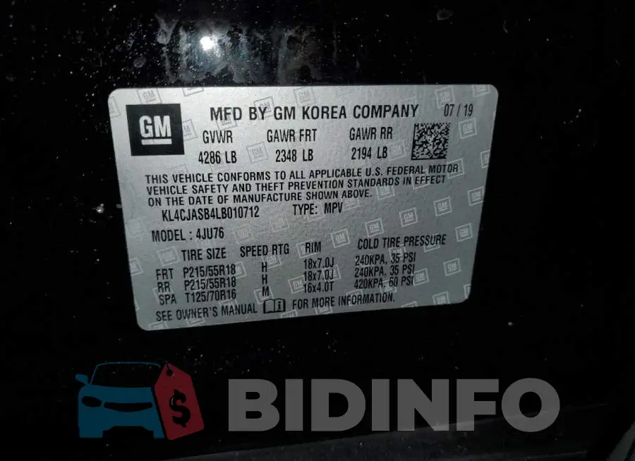 KL4CJASB4LB010712 Photo# 12