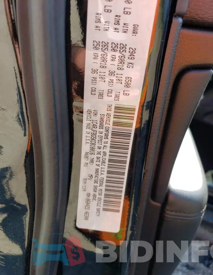 1C4RJFBG5KC810016 Photo# 14