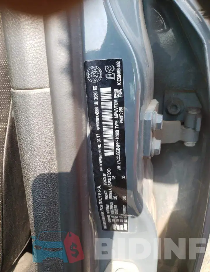 ZACCJBCB4HPF10909 Photo# 12