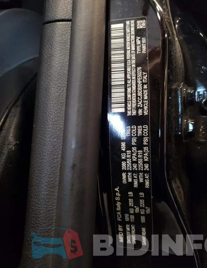 ZACCJBDBXHPE50276 Photo# 12