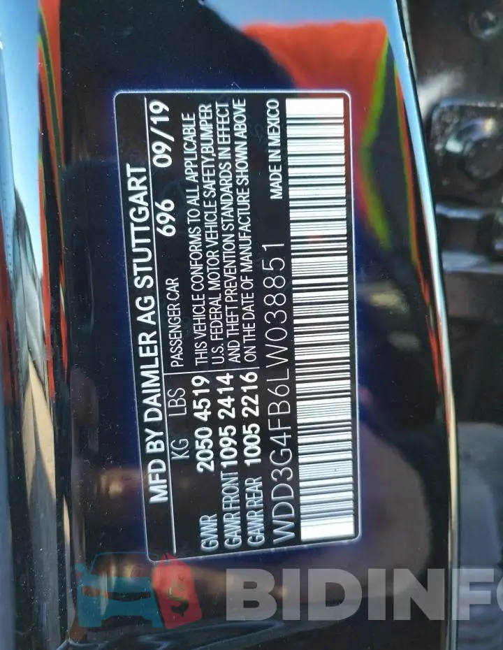 WDD3G4FB6LW038851 Photo# 12