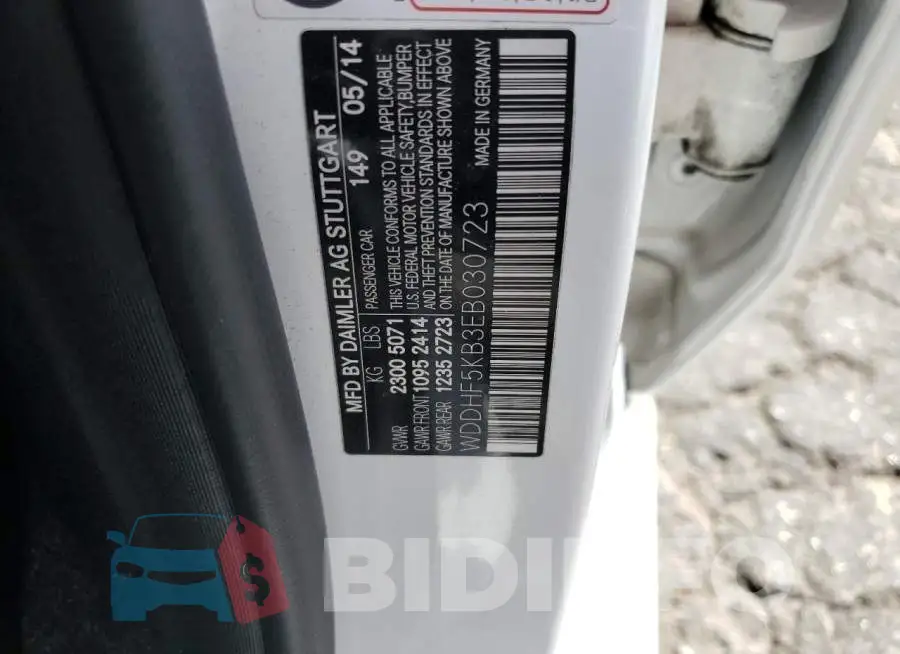 WDDHF5KB3EB030723 Photo# 12