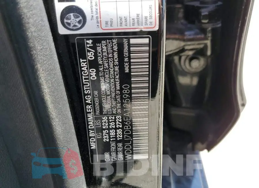 WDDLJ7DB6EA125980 Photo# 12