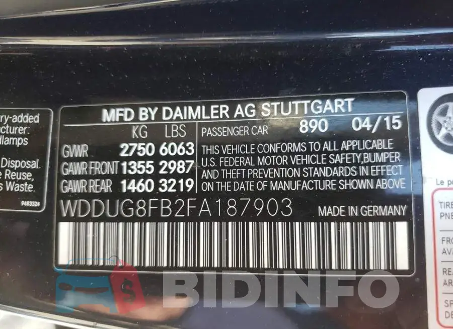WDDUG8FB2FA187903 Photo# 12