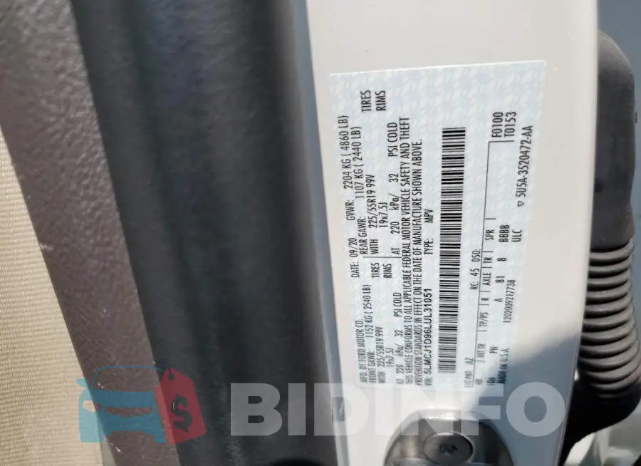5LMCJ1D96LUL31051 Photo# 13