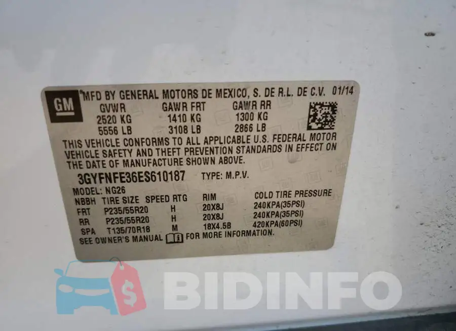 3GYFNFE36ES610187 Photo# 12