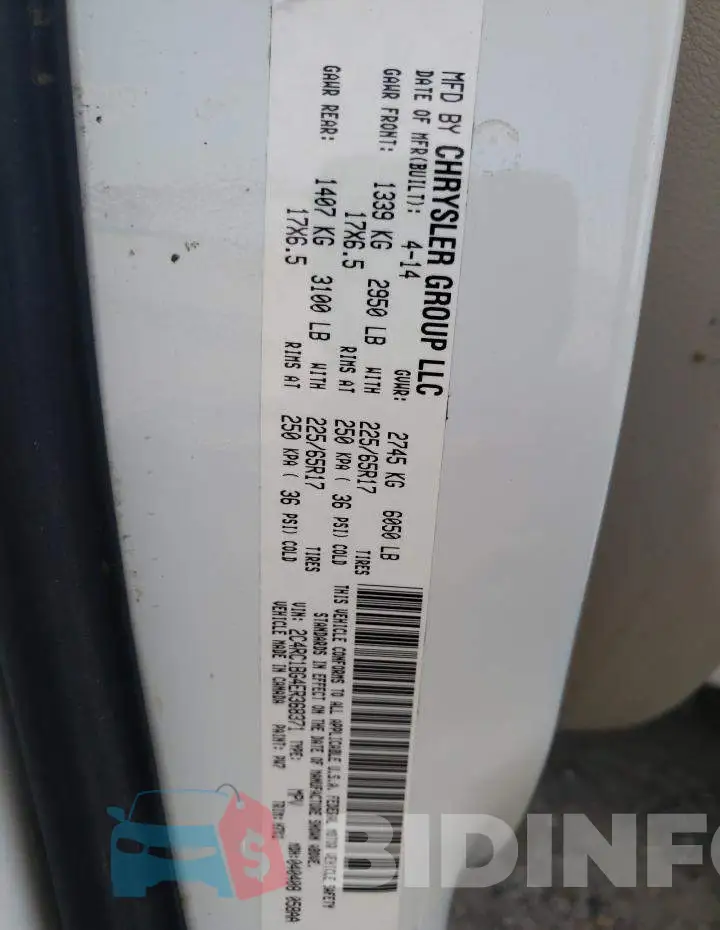 2C4RC1BG4ER368371 Photo# 14