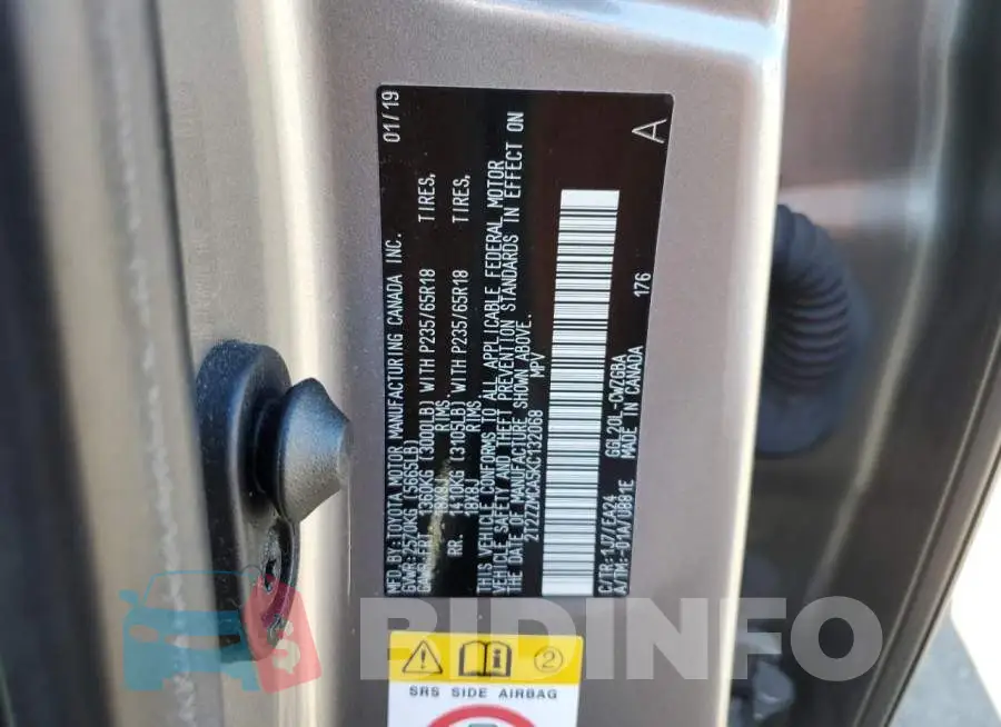 2T2ZZMCA5KC132068 Photo# 12