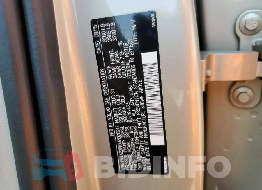 YV4A22PK4G1026247 Photo# 13