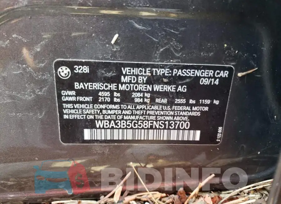WBA3B5G58FNS13700 Photo# 12