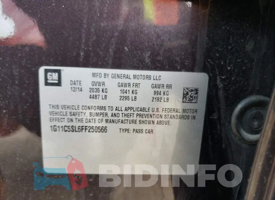 1G11C5SL6FF250566 Photo# 12