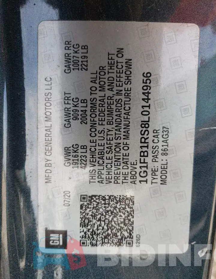 1G1FB1RS8L0144956 Photo# 13