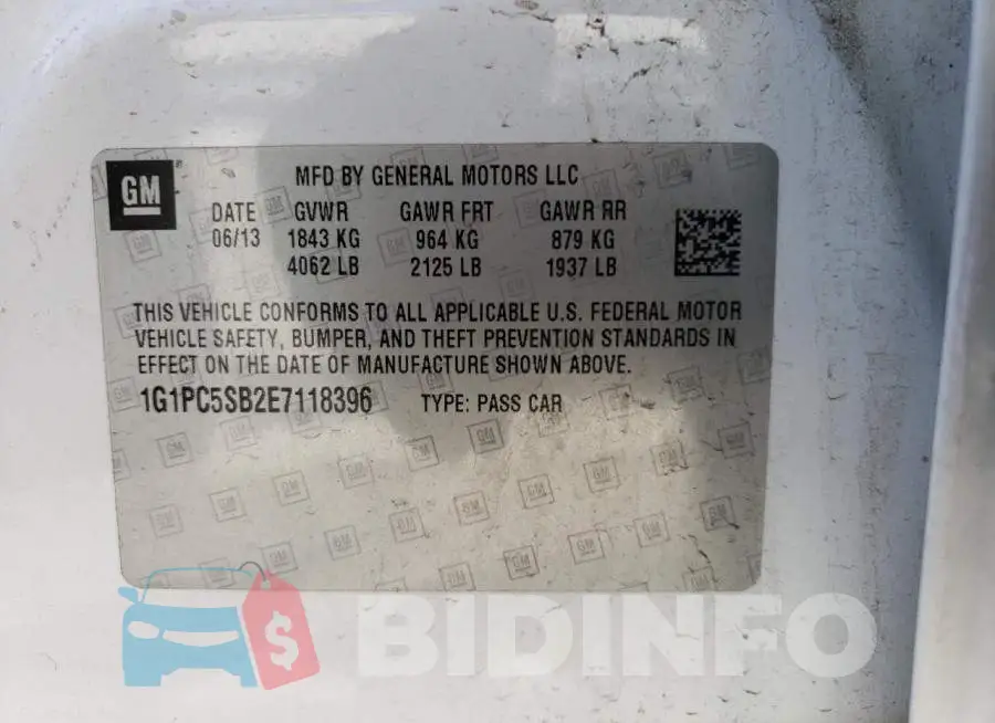 1G1PC5SB2E7118396 Photo# 12