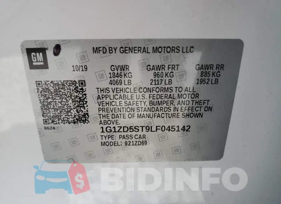 1G1ZD5ST9LF045142 Photo# 10