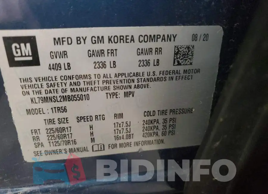 KL79MNSL2MB055010 Photo# 13