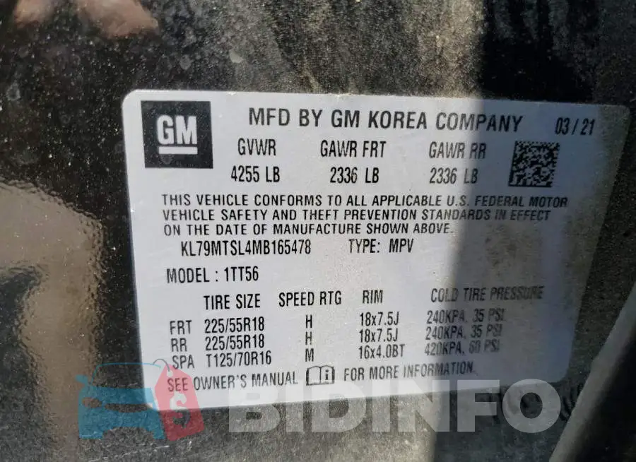 KL79MTSL4MB165478 Photo# 13
