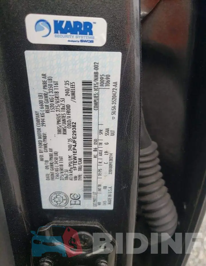 1FTEW1EP4JFE29382 Photo# 12