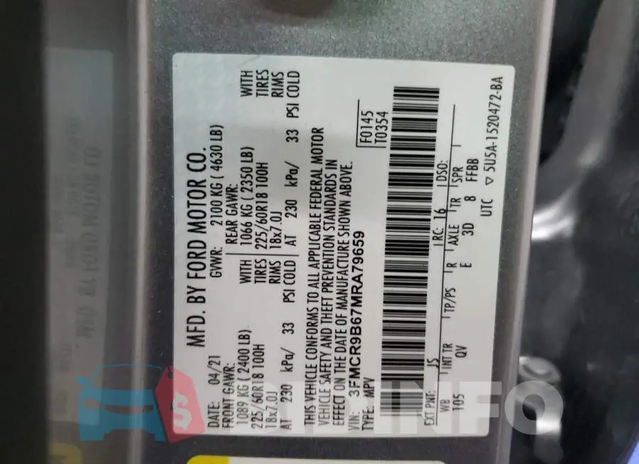 3FMCR9B67MRA79659 Photo# 13