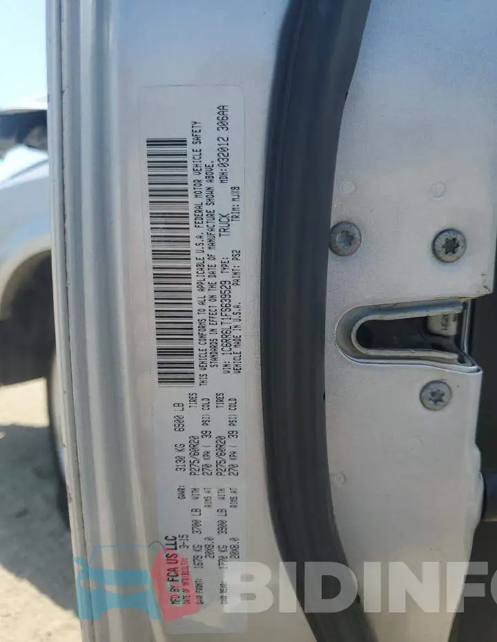1C6RR6LT1FS639529 Photo# 12