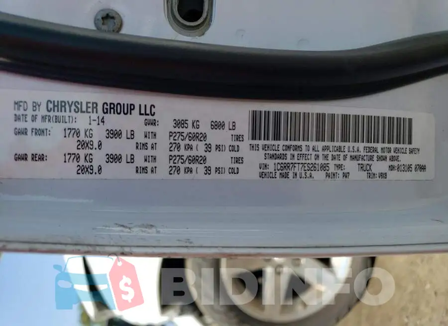 1C6RR7FT7ES261085 Photo# 12