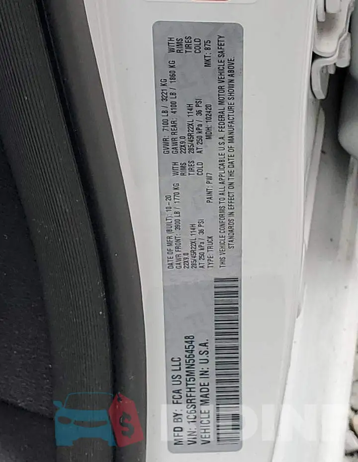 1C6SRFHT5MN564548 Photo# 12