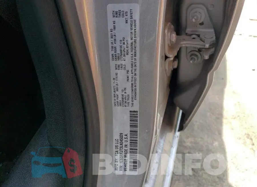 1C6SRFJT3LN345029 Photo# 13