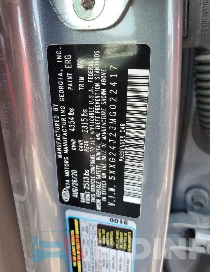 5XXG24J23MG022417 Photo# 12