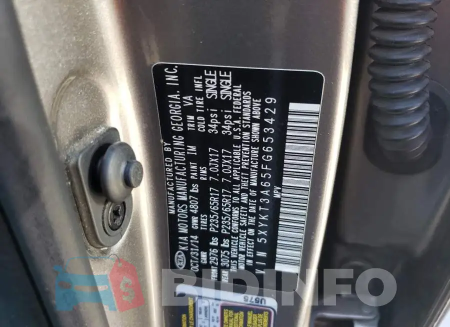 5XYKT3A65FG653429 Photo# 12