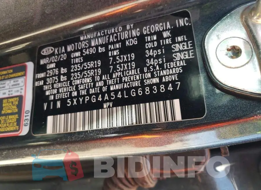 5XYPG4A54LG683847 Photo# 12