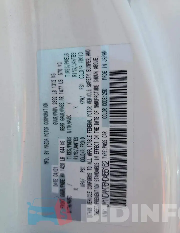 JM1NDAM76M0456162 Photo# 13