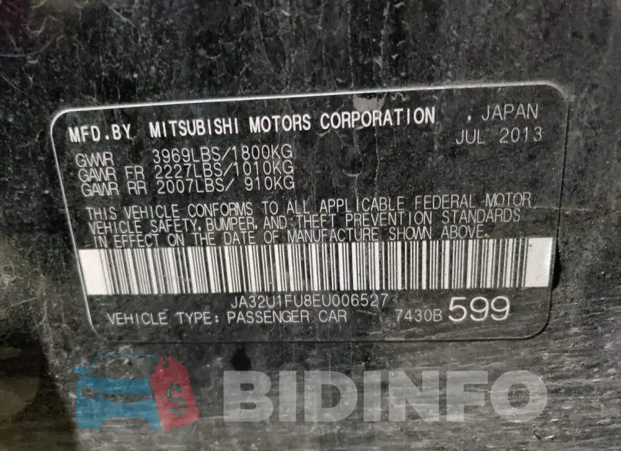 JA32U1FU8EU006527 Photo# 12