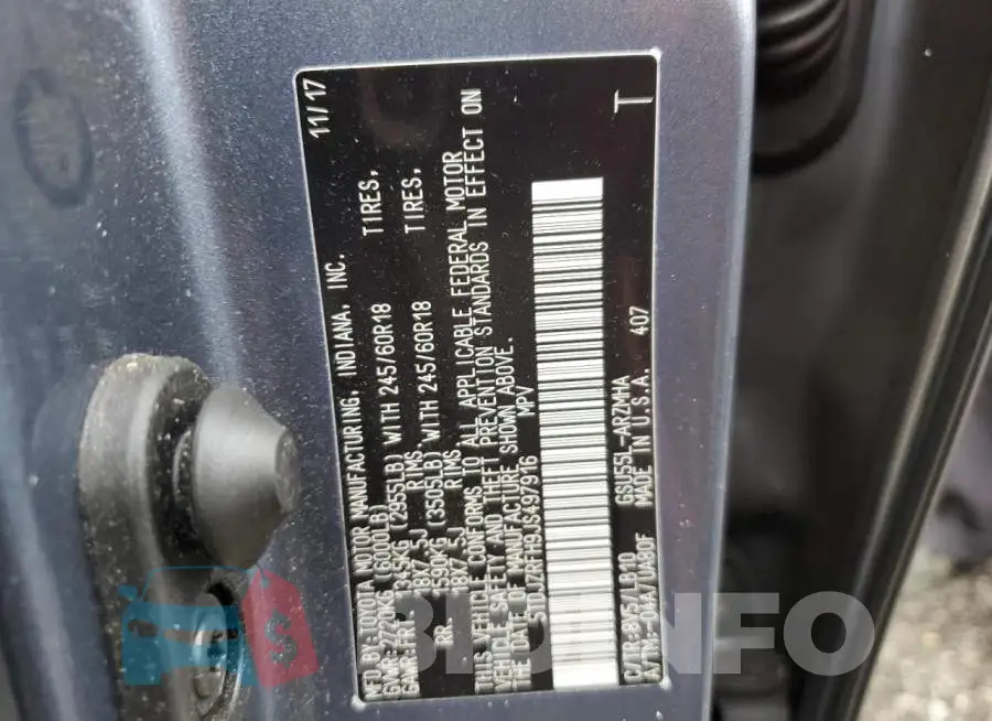 5TDJZRFH9JS497916 Photo# 13