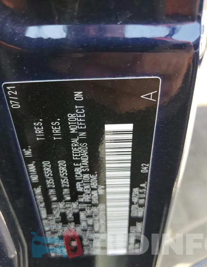 5TDLZRAH3MS078190 Photo# 14