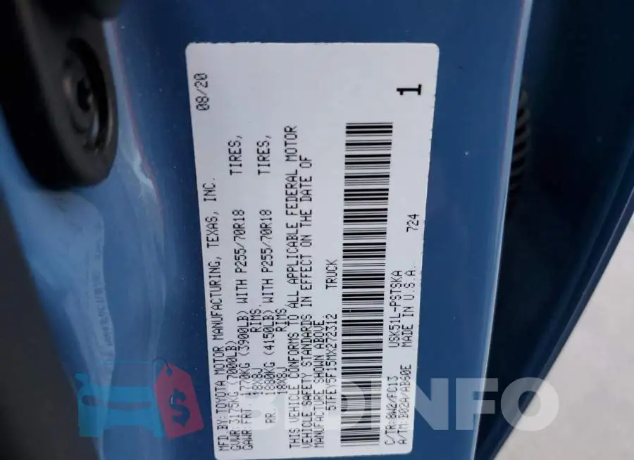 5TFEY5F15MX272312 Photo# 12