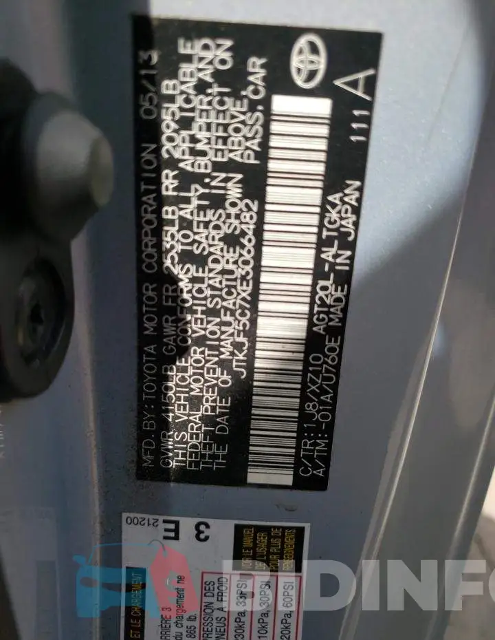 JTKJF5C7XE3066482 Photo# 12