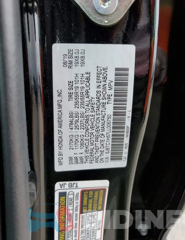 5J8TC1H57LL006750 Photo# 12