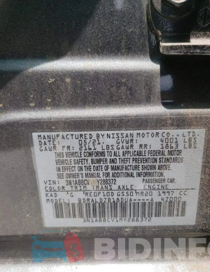 3N1AB8CV1MY288372 Photo# 13