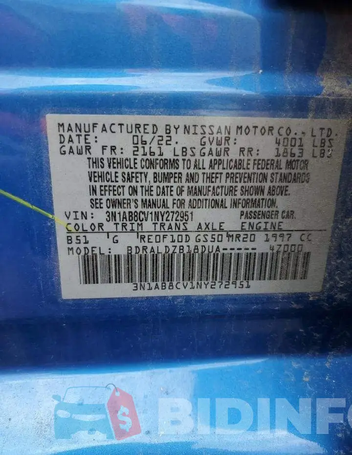 3N1AB8CV1NY272951 Photo# 13