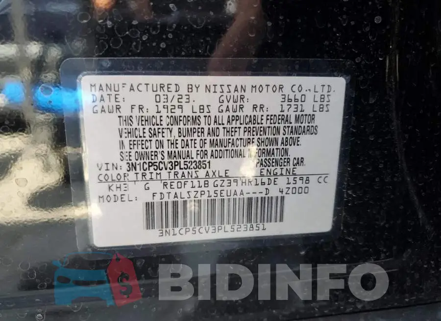 3N1CP5CV3PL523851 Photo# 13