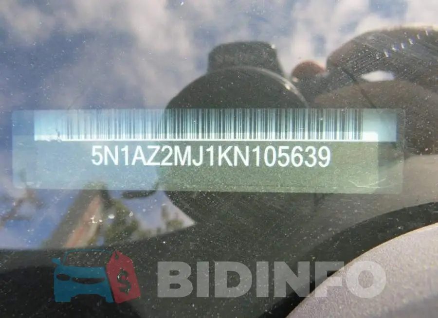 5N1AZ2MJ1KN105639 Photo# 10