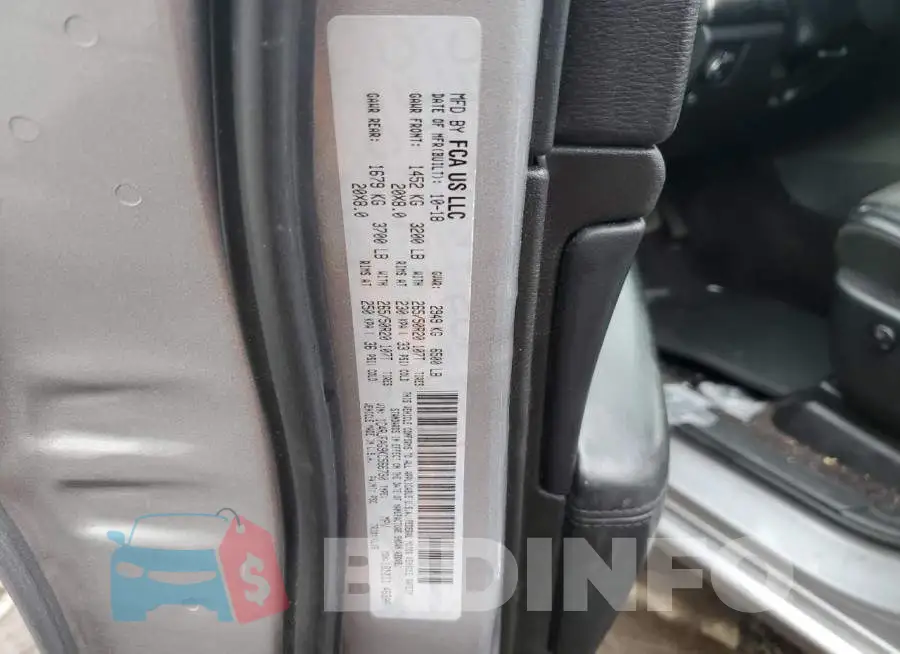 1C4RJFAG9KC566730 Photo# 12