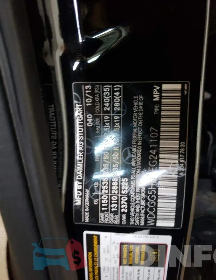 WDCGG5HB7EG241107 Photo# 12