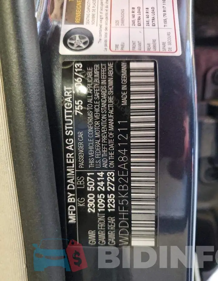WDDHF5KB2EA841211 Photo# 12