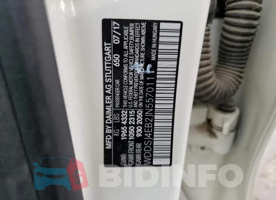 WDDSJ4EB2JN557011 Photo# 12
