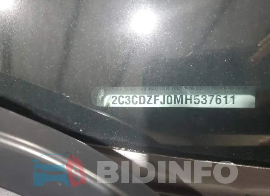 2C3CDZFJ0MH537611 Photo# 12
