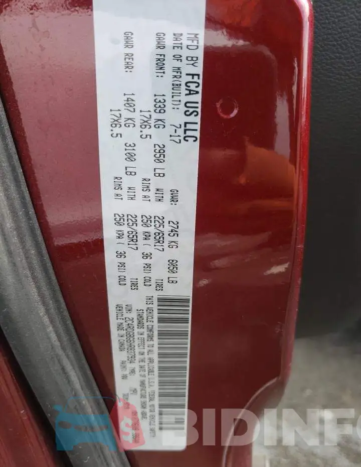 2C4RDGBG6HR837934 Photo# 14