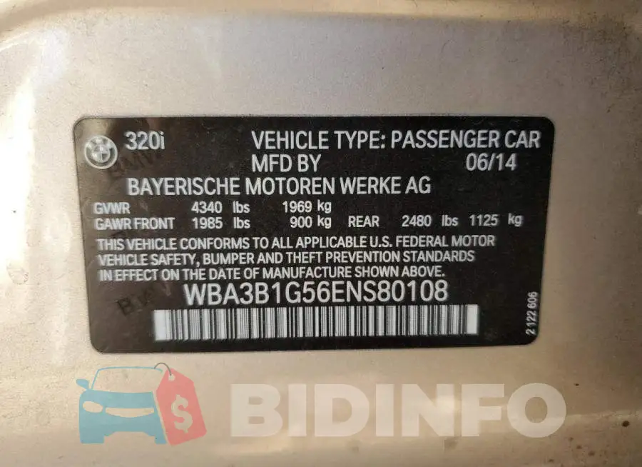 WBA3B1G56ENS80108 Photo# 12