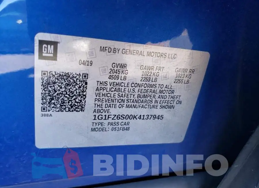 1G1FZ6S00K4137945 Photo# 12